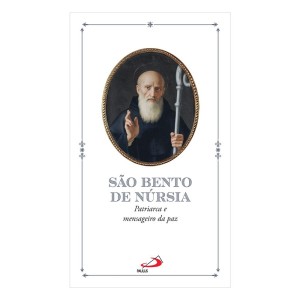 LI116131 - Livro São Bento de Núrsia - 18x10,5cm