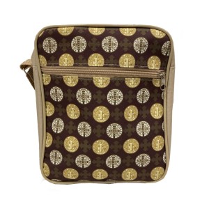 BS1930430 - Bolsa Shouder Bag Medalha de São Bento - 25x20cm 