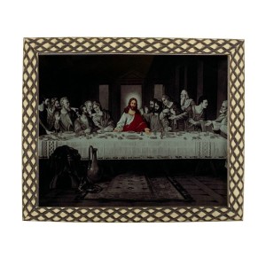 QD91519 - Quadro Santa Ceia - 23x28cm