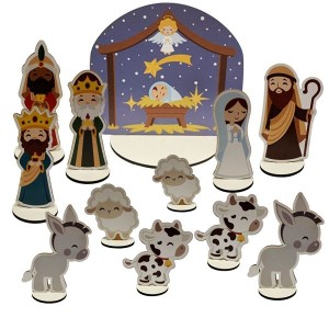 LI324000 - Pedestal Presépio Infantil MDF - 15x17cm