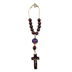 DZ610076 - Dezena São Carlo Acutis c/ Fecho (Proteção para Carro) - 20x2,1cm