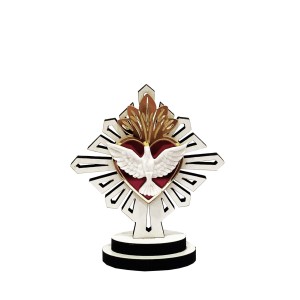 DF1980207 - Pedestal Dívino Espírito Santo - 9,5x8cm