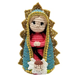 IM2030015 - Imagem de Crochê N. Sra. De Guadalupe - 20x13cm