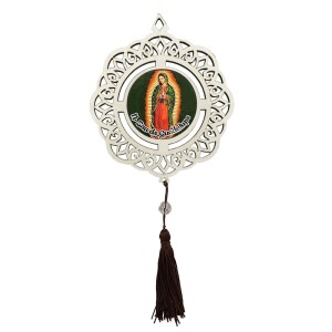 AO4101910 - Adorno N. Sra. De Guadalupe Madeira MDF -28x13cm 