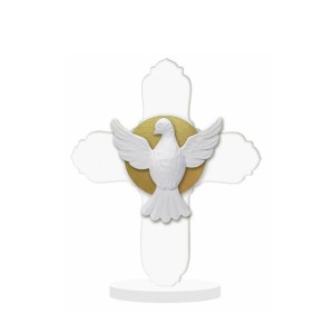DF1980218 - Pedestal Dívino Espírito Santo - 14x11,5cm