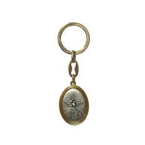 CH730895 - Chaveiro Divino Espírito Santo Italiano - 9x3cm 