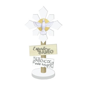 DF1980235 - Pedestal Dívino Espírito Santo - 22,5x12cm