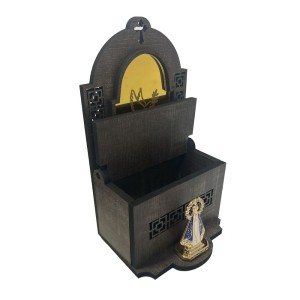 OT204700 - Porta Terço N. Sra. Aparecida - 18,5x10cm 