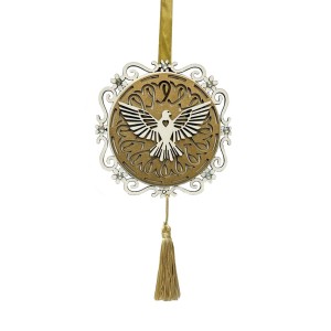 AO4101855 - Adorno Divino Espírito Santo Madeira MDF - 35x12,5cm
