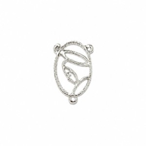 ET1650094P2 - Entremeio Nossa Senhora Níquel c/ 2un. - 2,8x2,2cm