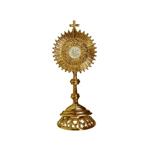 PD112011 - Ostensório Primeira Eucaristia Dourado - 7x2,5cm