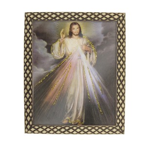 QD91405 - Quadro Jesus Misericordioso - 23x28cm
