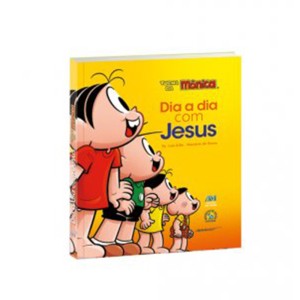 LI726573 - Dia a Dia com Jesus  Turma Da Mônica - 18x14,5cm
