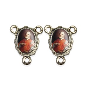 ET1672406P5 - Entremeio São Felipe Neri Duplo Resinado c/ 5un. - 1,9x1,5cm