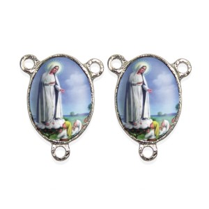 ET1681100P2 - Entremeio N. Sra. de Fátima Duplo Resinado c/ 2un. - 2,5x2cm