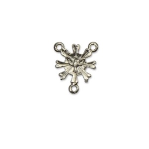 ET1640200P5 - Entremeio Divino Espírito Santo Níquel c/ 5un. - 2x1,8cm