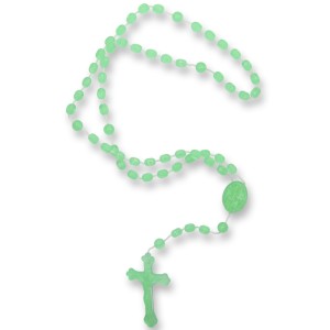 TE050016 - Terço Acrílico Verde Neon - 32cm