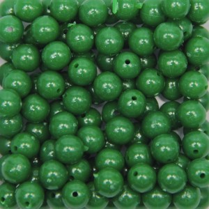 CTM050032P500G - Contas Bolinhas Acrílico Verde Bandeira c/ 500 gramas - 8mm (20)