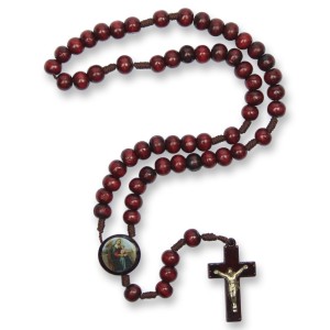 TE940286 - Terço Santa Ana Madeira - 37cm