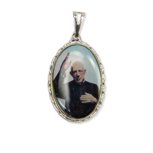 MD128412 - Medalha Padre Donizetti Rendada Níquel - 5x2,5cm