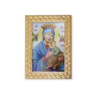 QD91011 - Quadro N. Sra. Do Perpétuo Socorro - 13x18cm