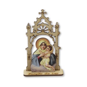 CP81405 - Capela Mãe Rainha MDF - 12,5x7,5cm