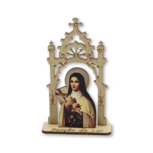 CP81407 - Capela Santa Terezinha das Rosas MDF - 12,5x7,5cm